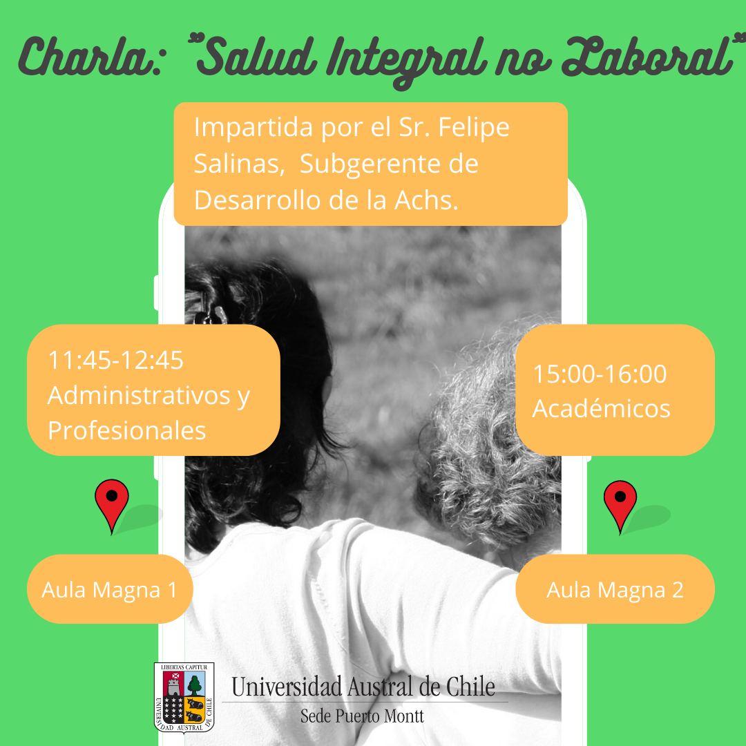 Charla Salud Integral no laboral dictada por la Achs.