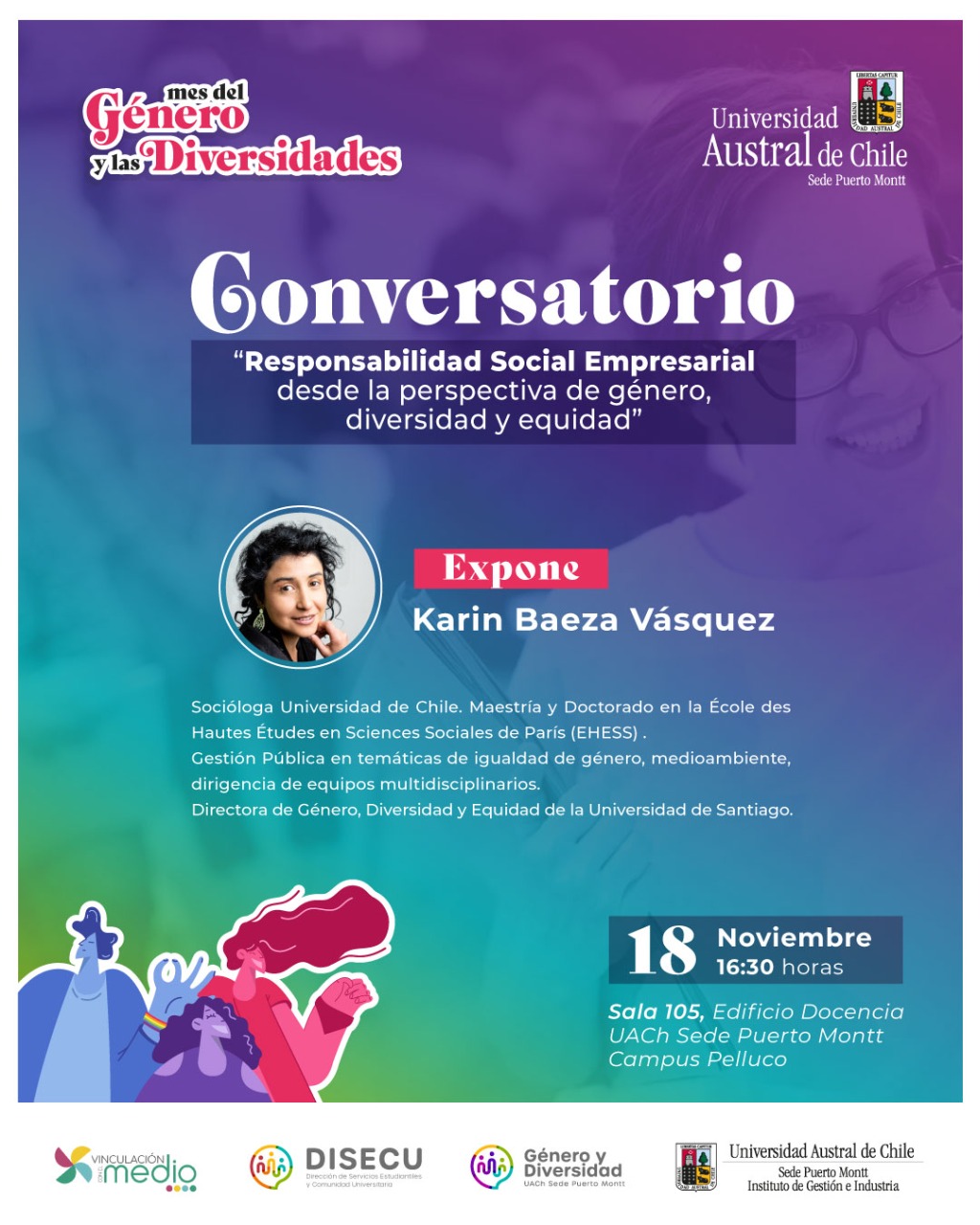 Conversatorio: responsabilidad Social Empresarial desde la perspectiva de género, diversidad y equidad.