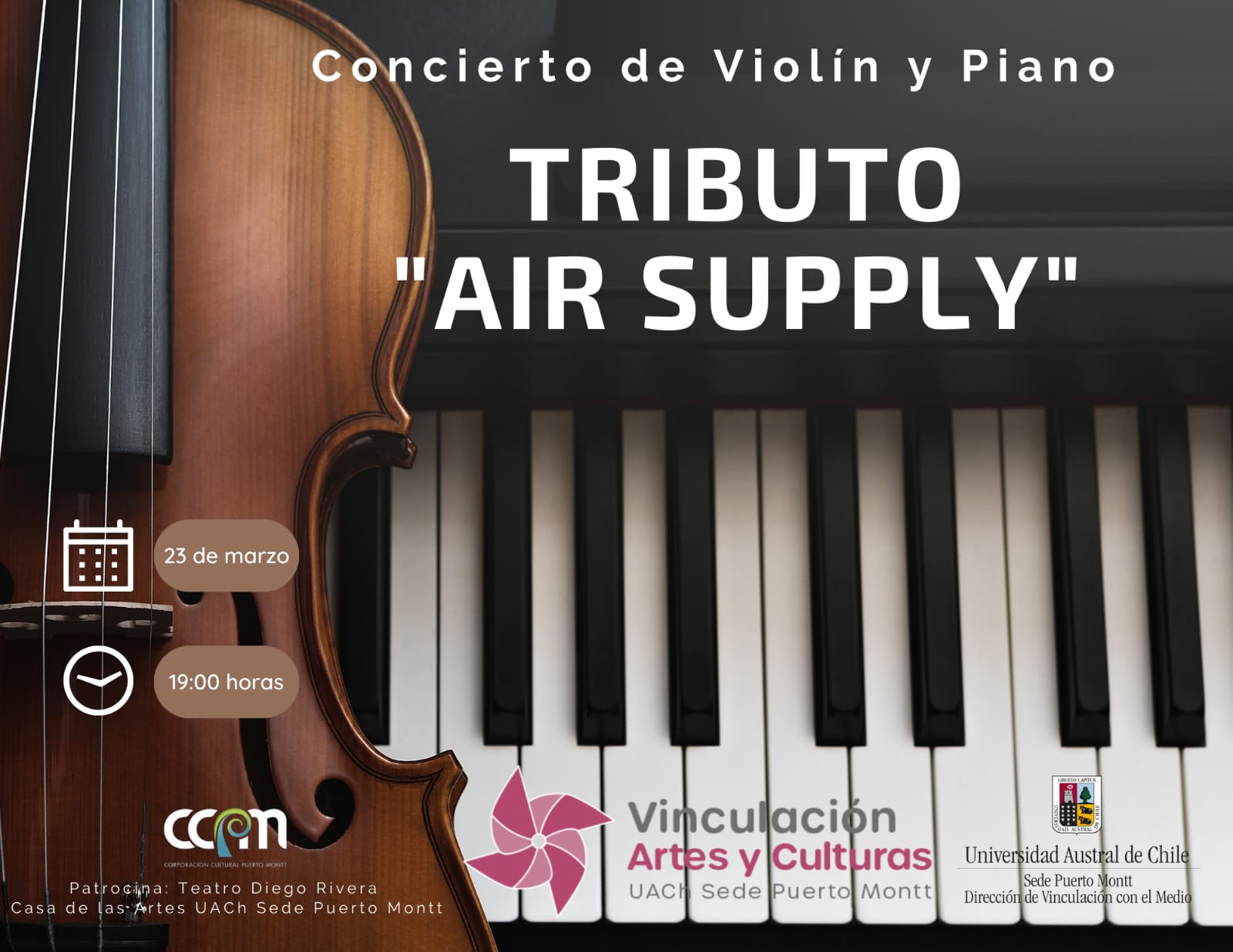 Concierto de Violín y Piano «Tributo a Air Supply».