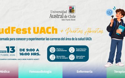 SaludFest + Puertas Abiertas UACh acercará las carreras del área de la salud a estudiantes de enseñanza media de la Región de Los Lagos