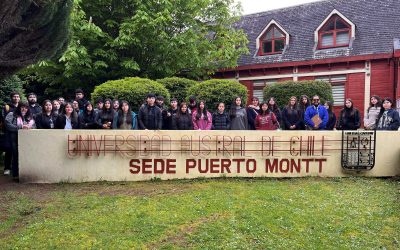 Estudiantes del Programa de Residencia Familiar Estudiantil de JUNAEB conocieron la oferta académica de la UACh en Puerto Montt