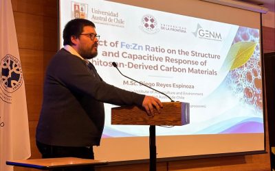 Académico del Instituto de Acuicultura y Medio Ambiente UACh expuso sobre el efecto de metales en la estructura de carbones derivados de quitosano